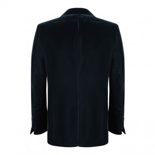 Petrol Green Double Breasted Blazer