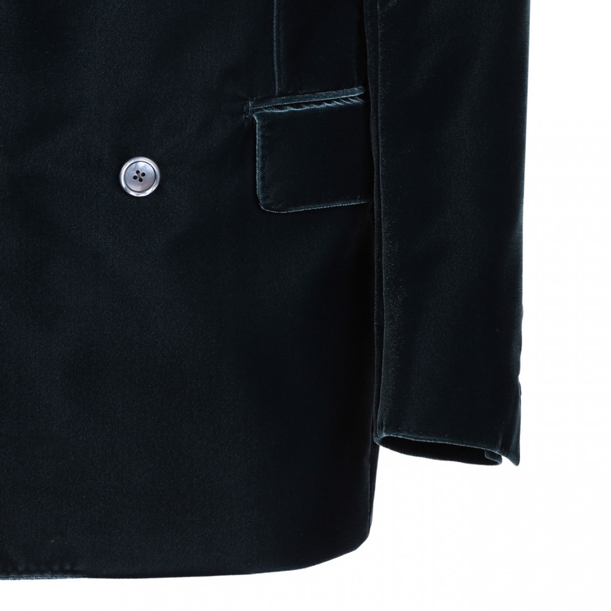 Petrol Green Double Breasted Blazer