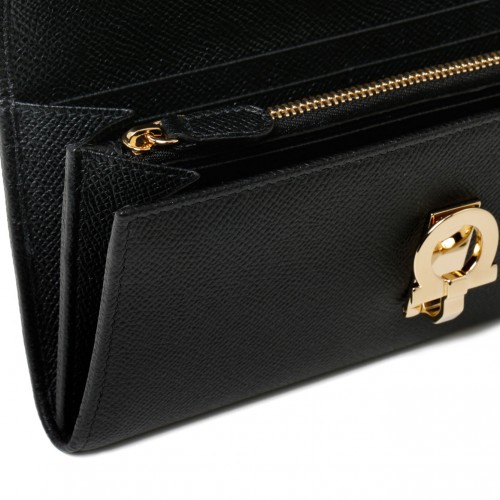 Black Gancini Continental Wallet