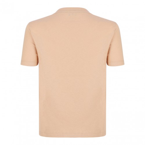 Beige Snake Print T-Shirt