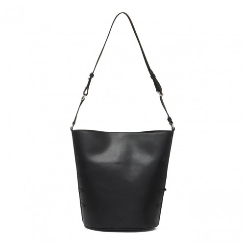 Black Love Birds Bucket Bag