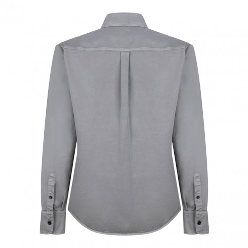 Dark Grey Seam-Detail Shirt 2