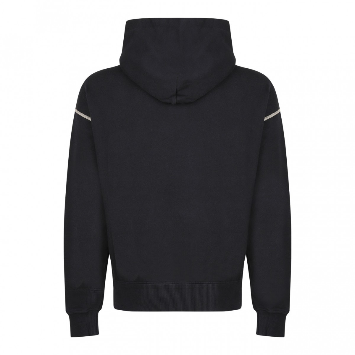 Black DG Print Hoodie