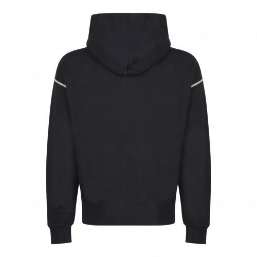 Black DG Print Hoodie