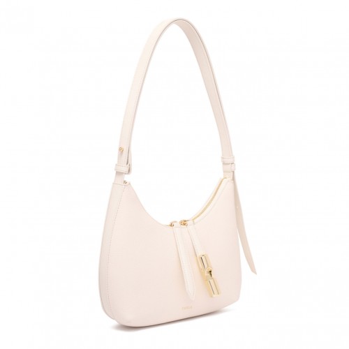White Small Goccia Shoulder Bag