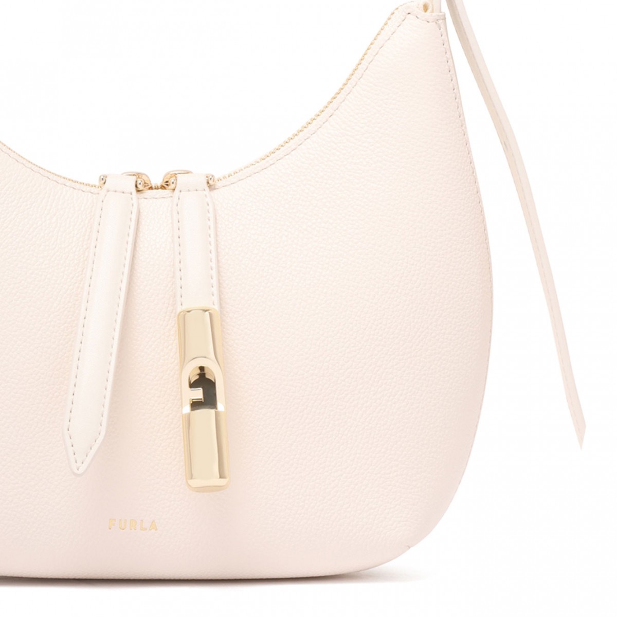 White Small Goccia Shoulder Bag