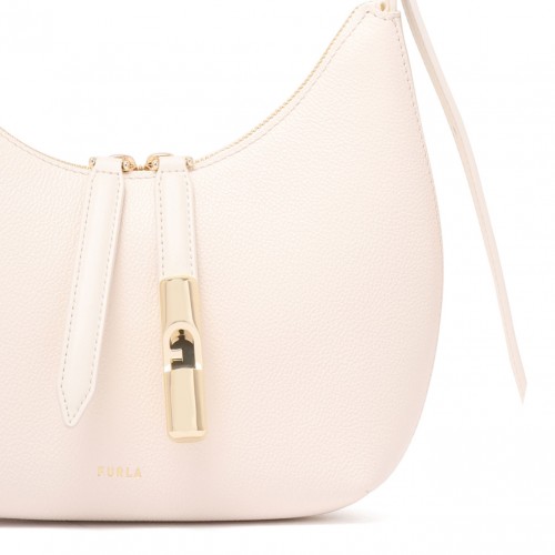 White Small Goccia Shoulder Bag