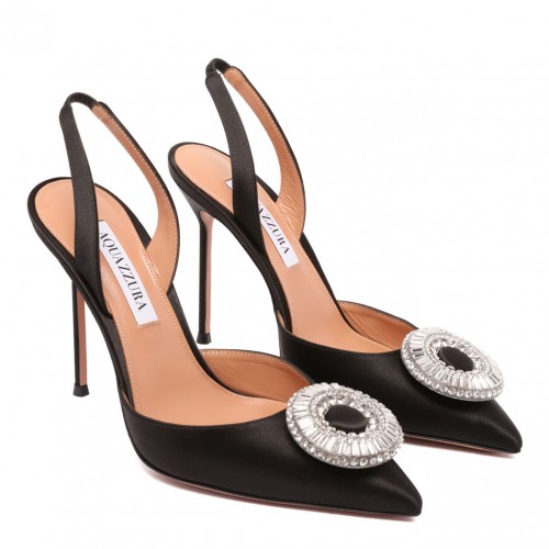 Black Crystal Hoop Sling 105