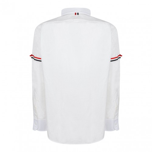 White Arman Detail Shirt