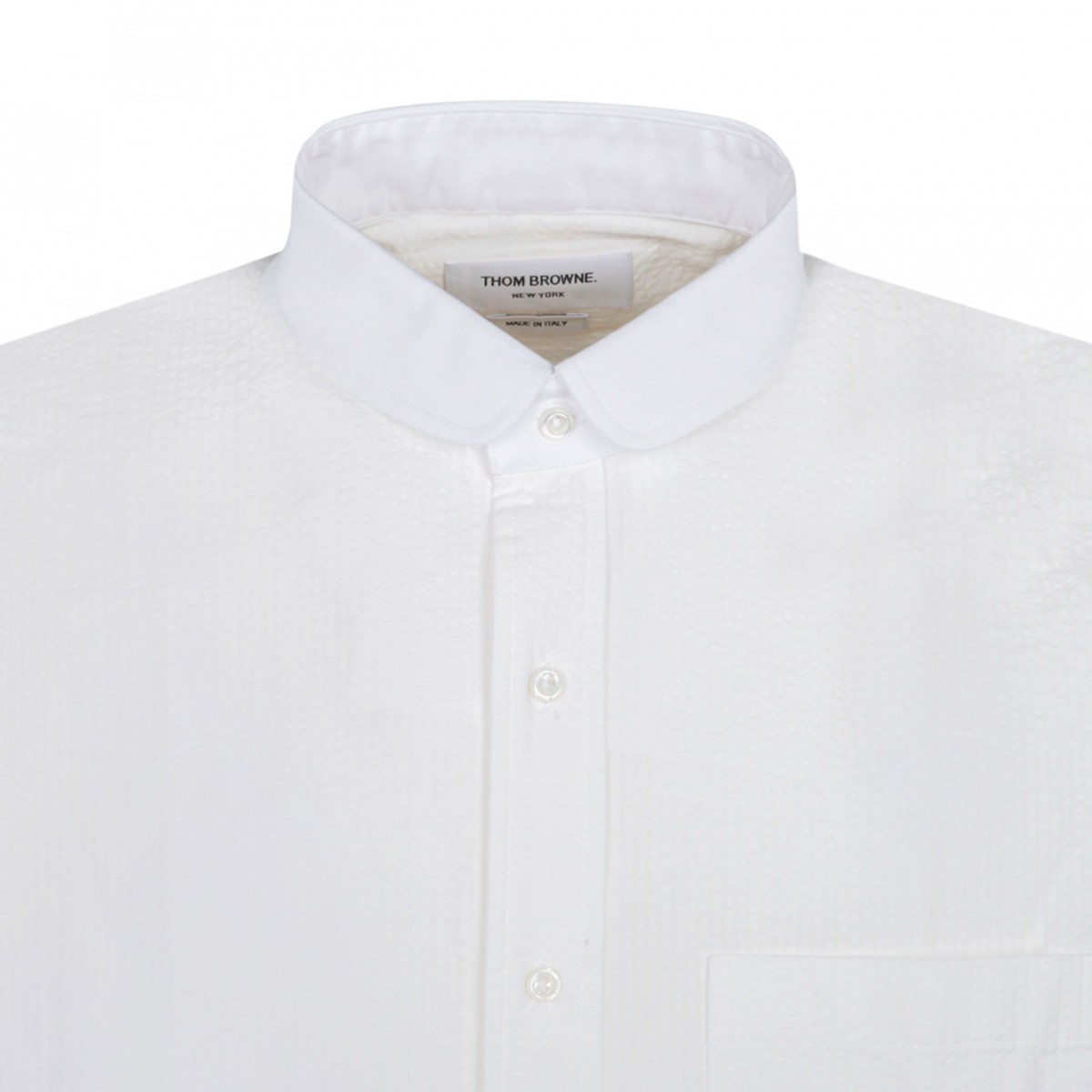 White Arman Detail Shirt