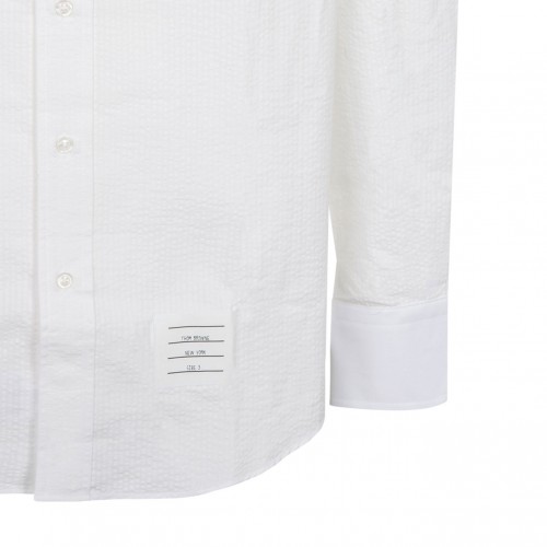 White Arman Detail Shirt