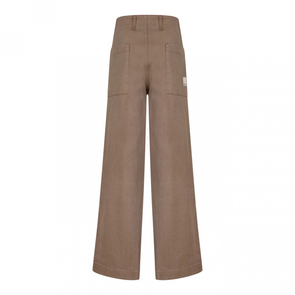 Light Brown Straight Trousers