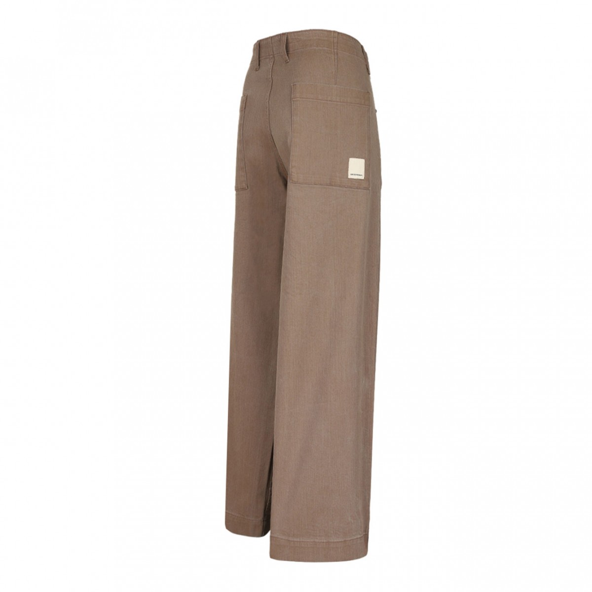 Light Brown Straight Trousers