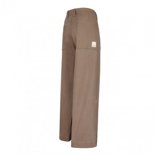 Light Brown Straight Trousers
