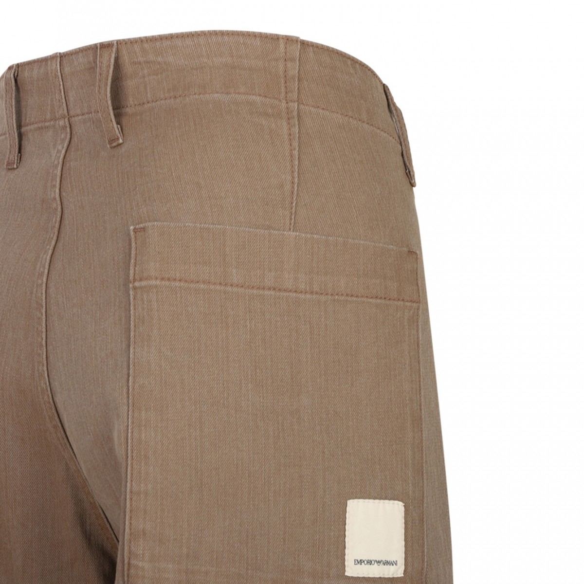 Light Brown Straight Trousers