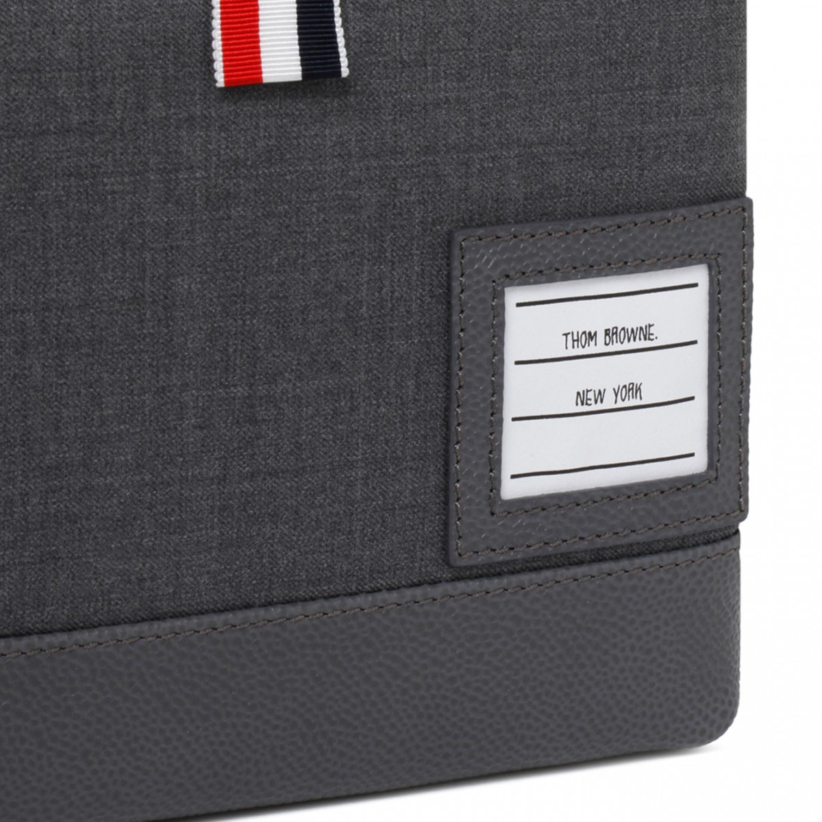 Medium Grey Zipped Pouch