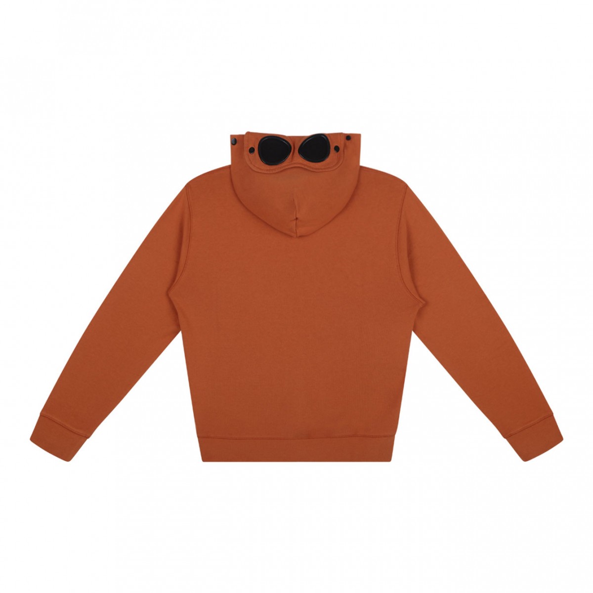 Orange Logo Print Sweatshirt