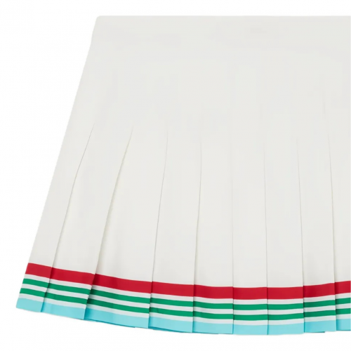 White Casa Way Pleated Skirt 2
