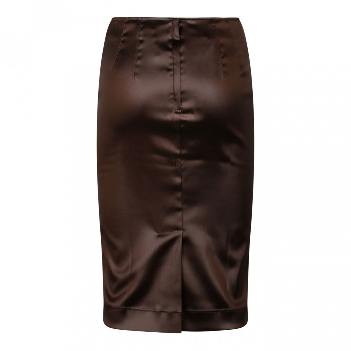 Chesnutt Brown Pencil Skirt