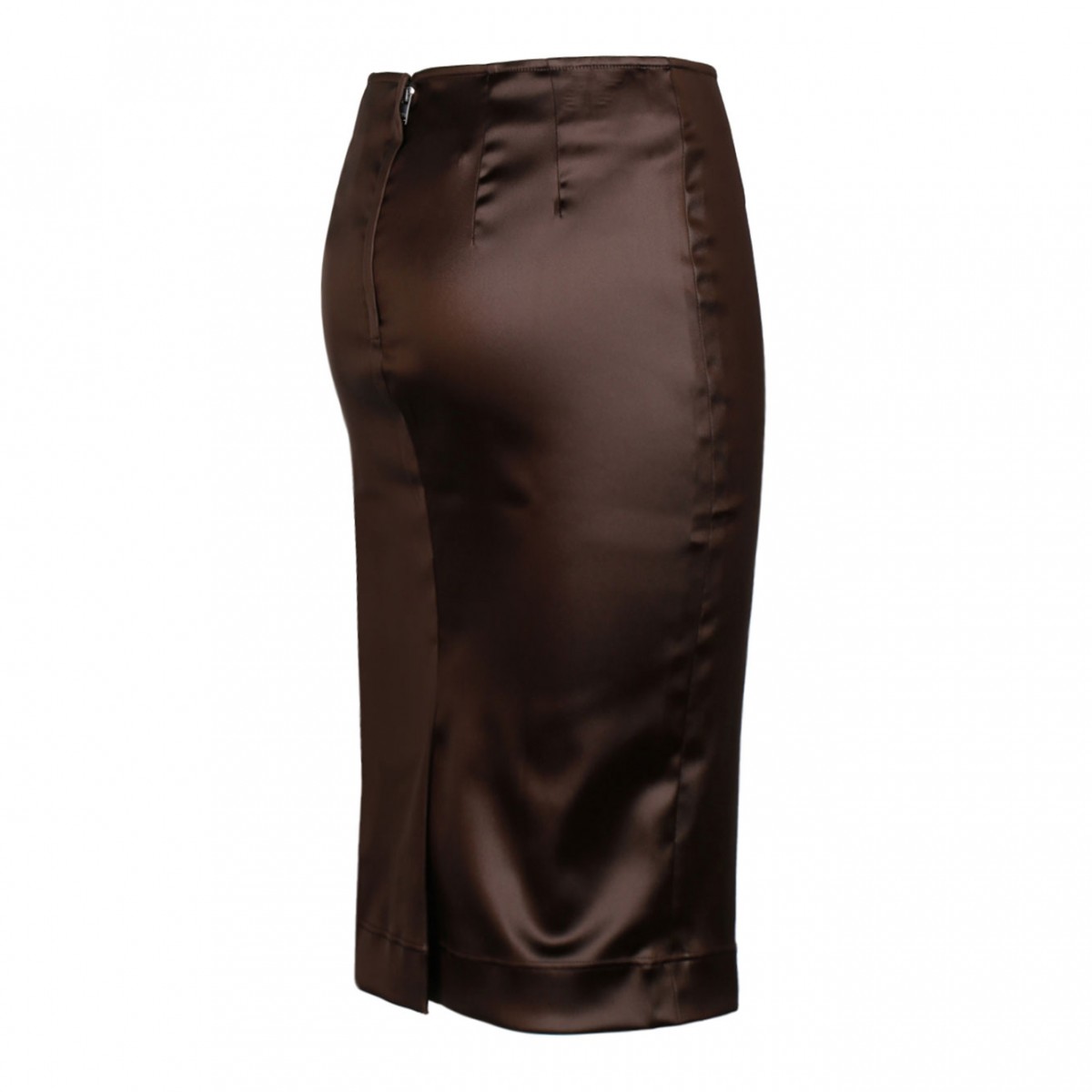 Chesnutt Brown Pencil Skirt