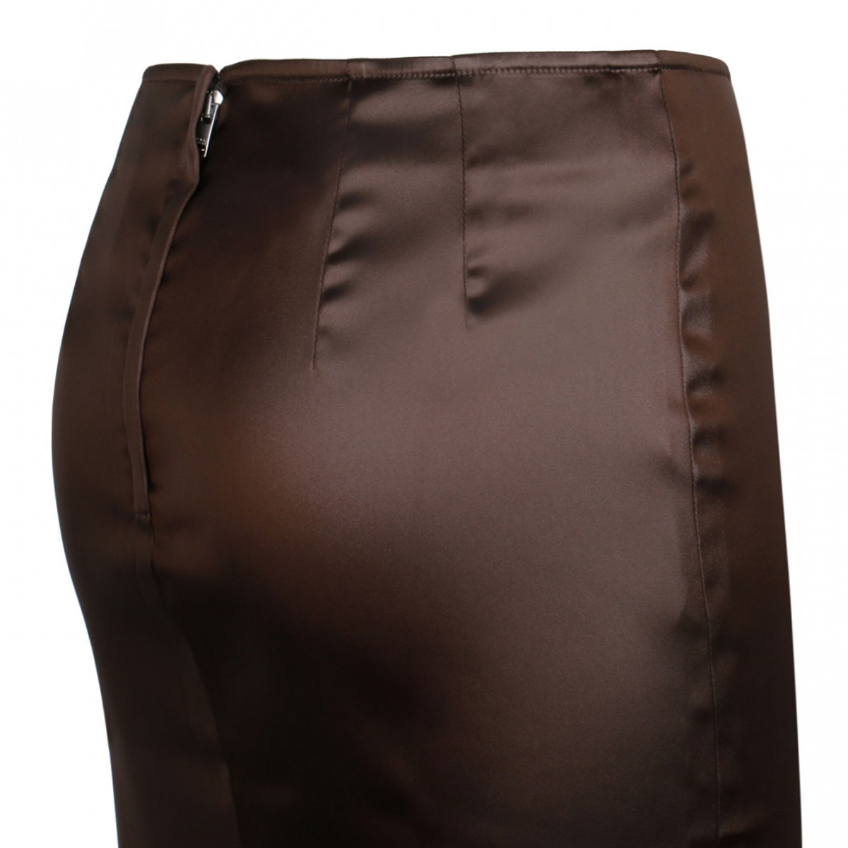 Chesnutt Brown Pencil Skirt