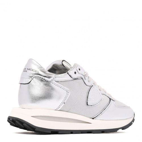 Silver Low Top Sneakers