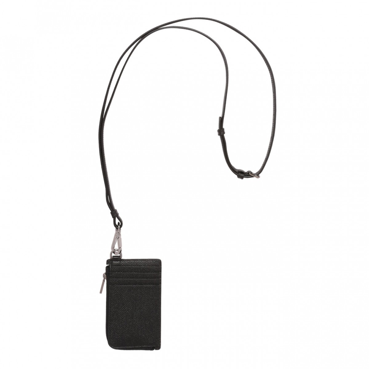 Black Calfskin Card Holder