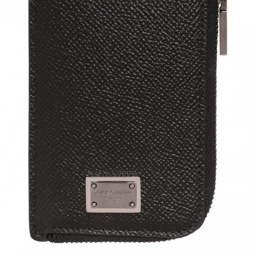 Black Calfskin Card Holder