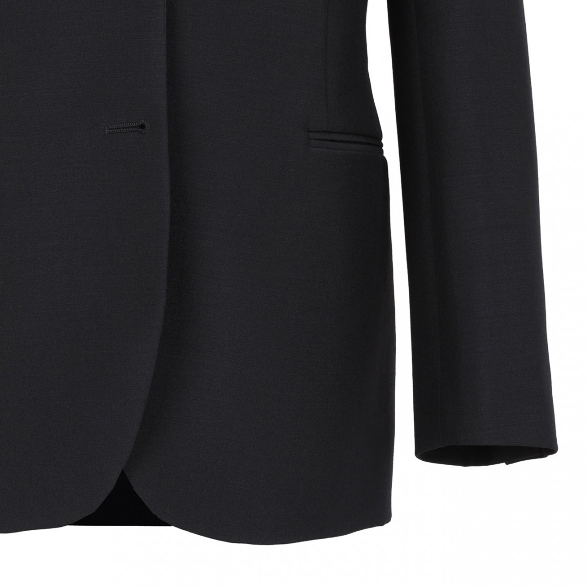 Black Single-Breasted Blazer