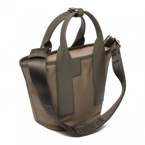 Dark Beige Piuma S Tote Bag