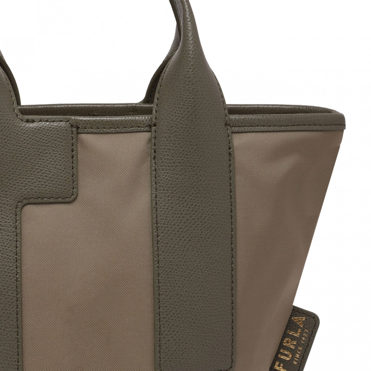 Dark Beige Piuma S Tote Bag