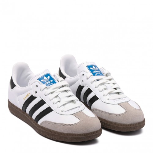 White and Black Samba OG Sneakers 2