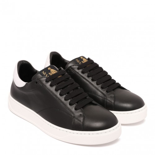 Black DDB0 Leather Sneakers 2