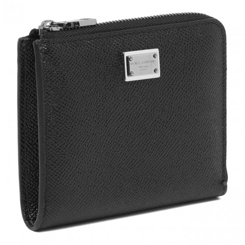 Black Logo Tag Cardholder