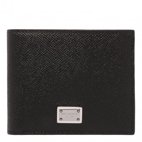 Black Wallet with Coin Purse