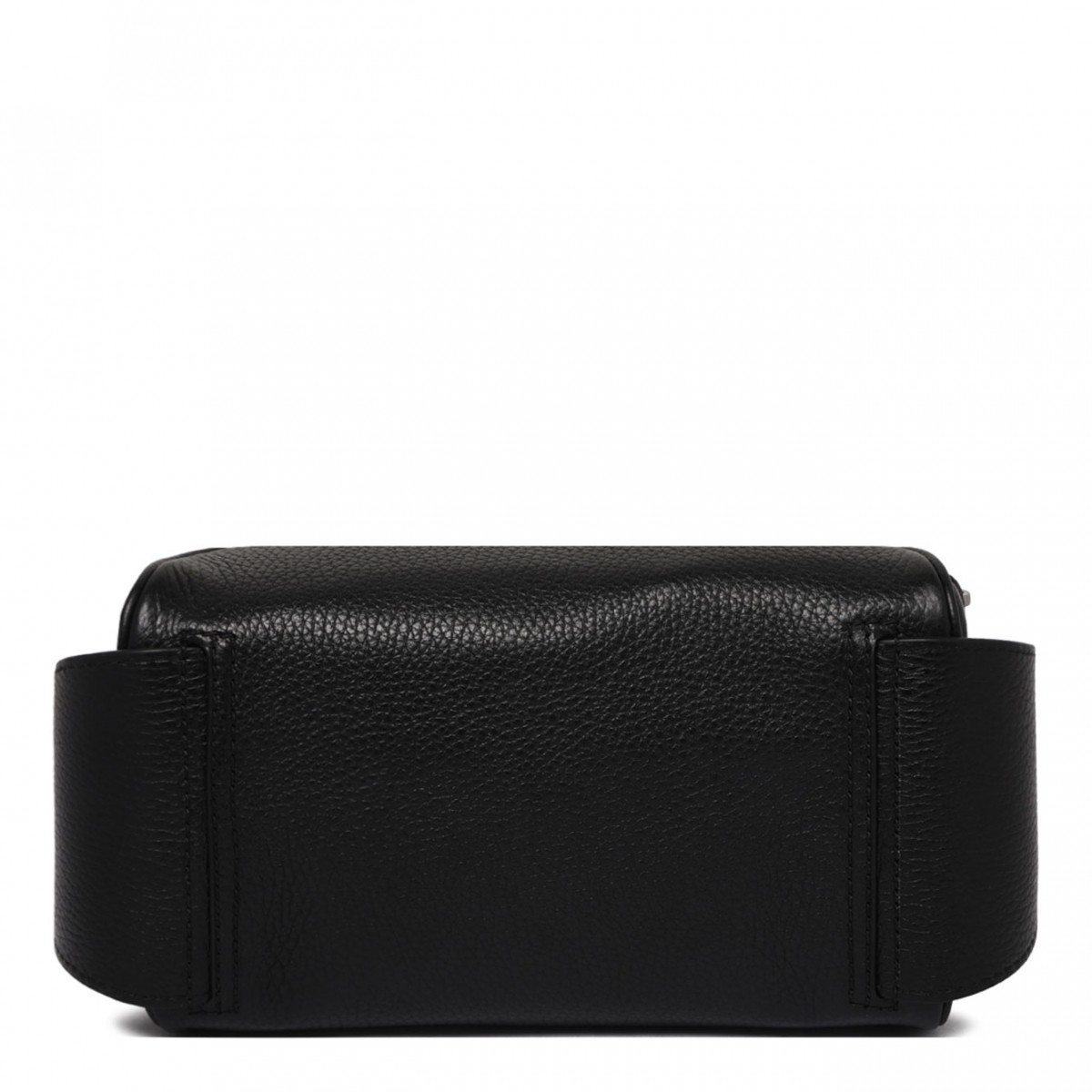 Black Leather Belt Bag