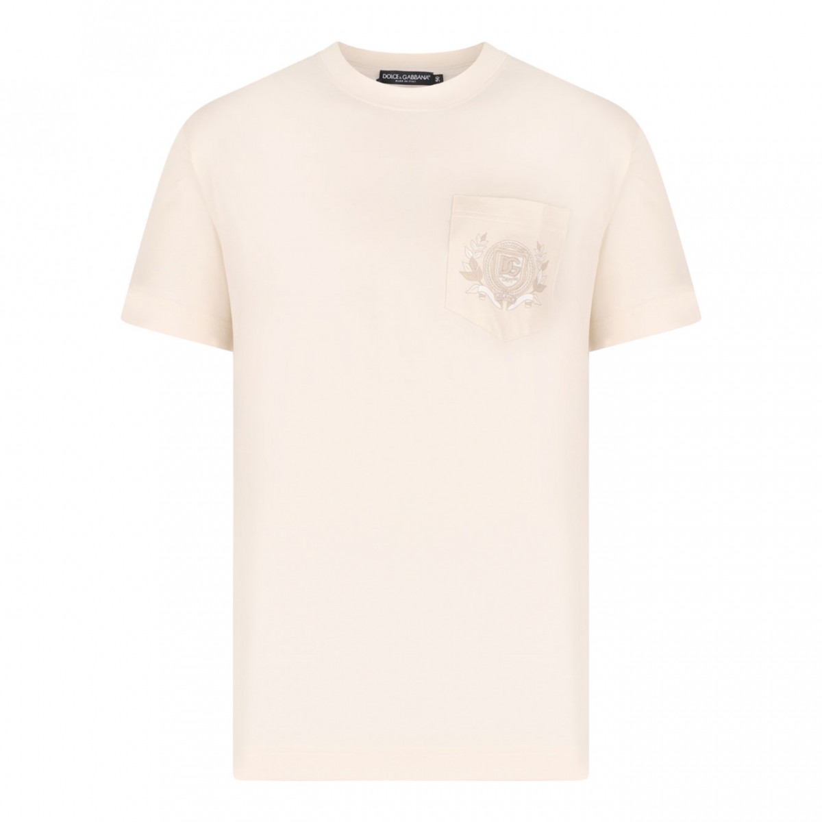 White Embroidered Logo T-Shirt