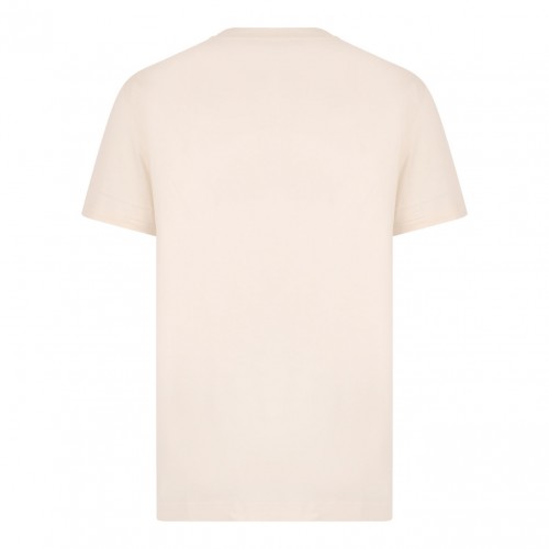 White Embroidered Logo T-Shirt