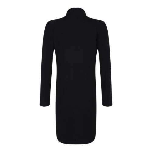 Black Draped Mini Dress 2