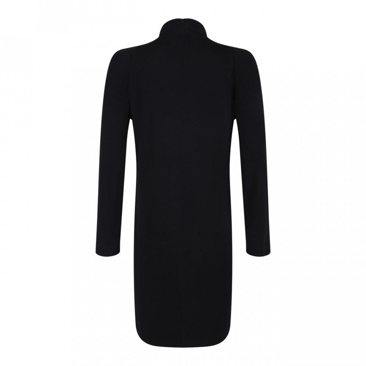 Black Draped Mini Dress