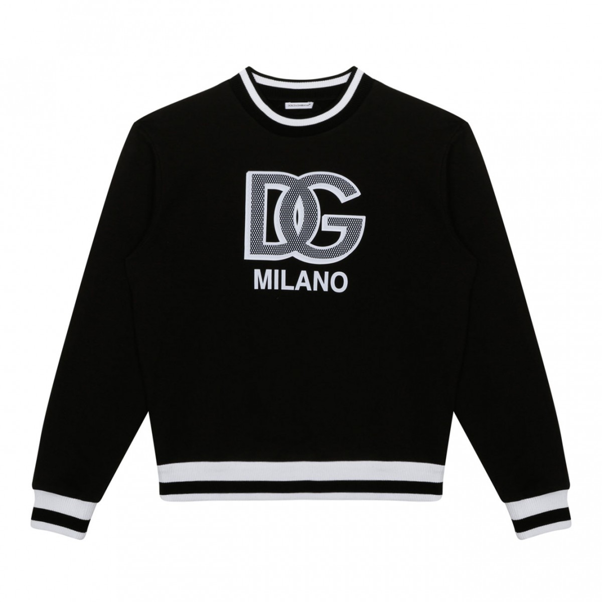 Black Logo Print Sweatshirt