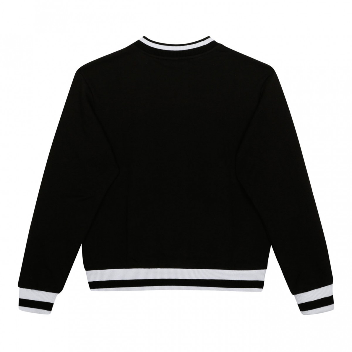 Black Logo Print Sweatshirt