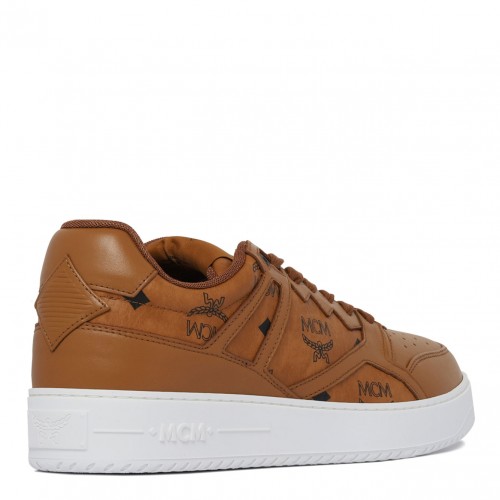 White and Brown Neo Terrain Sneakers
