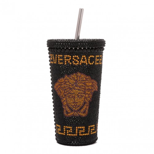 Black Travel Cup With Medusa Crystals 2