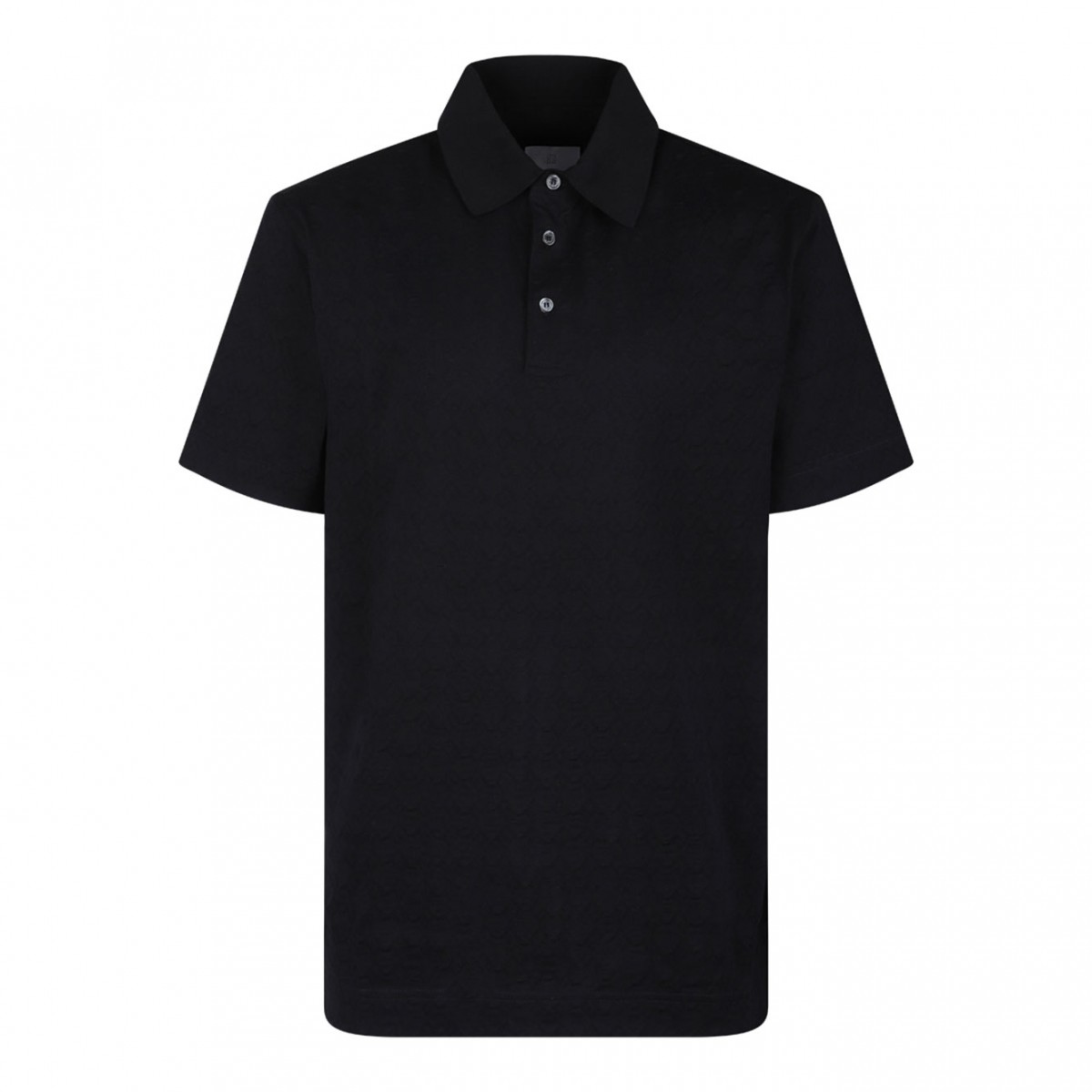Black 4G Jacquard Polo Shirt