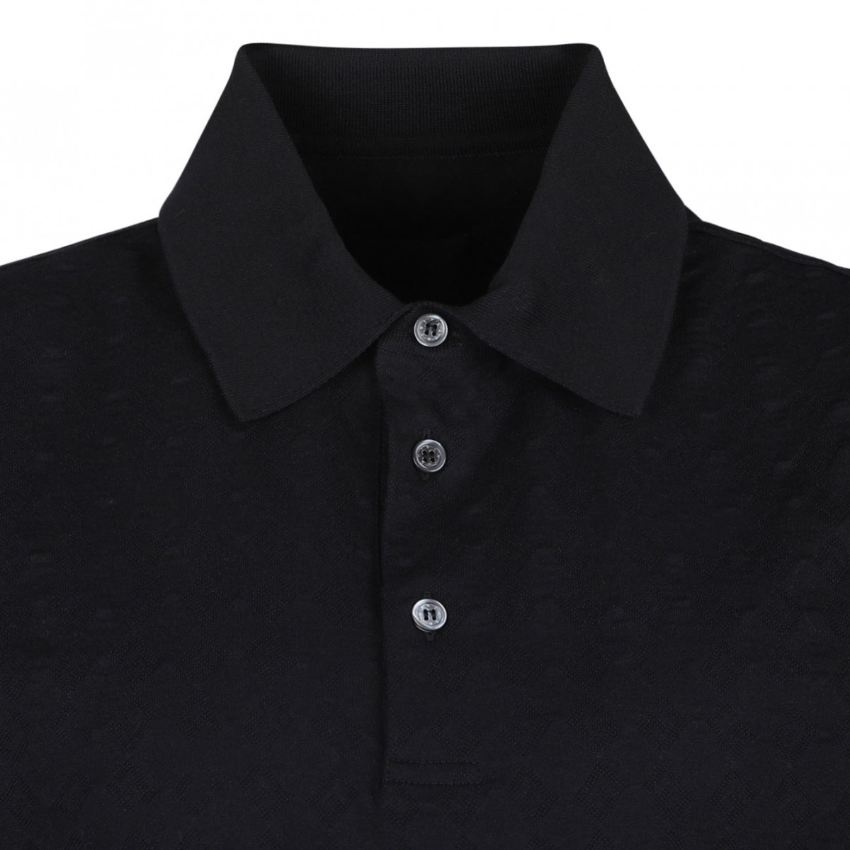 Black 4G Jacquard Polo Shirt
