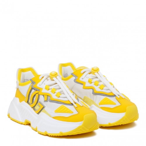 Yellow and White Daymaster Sneakers 2