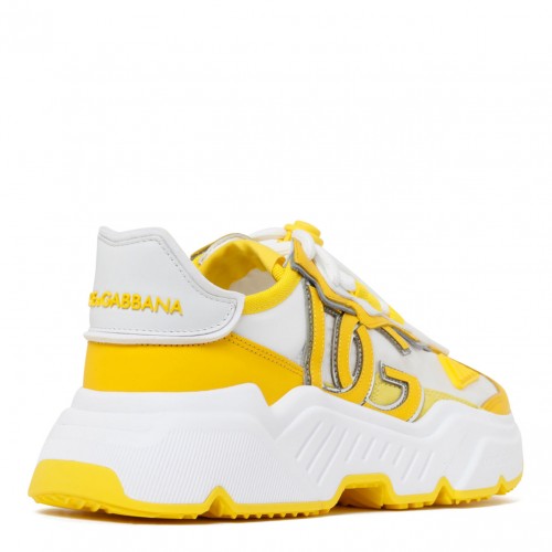 Yellow and White Daymaster Sneakers