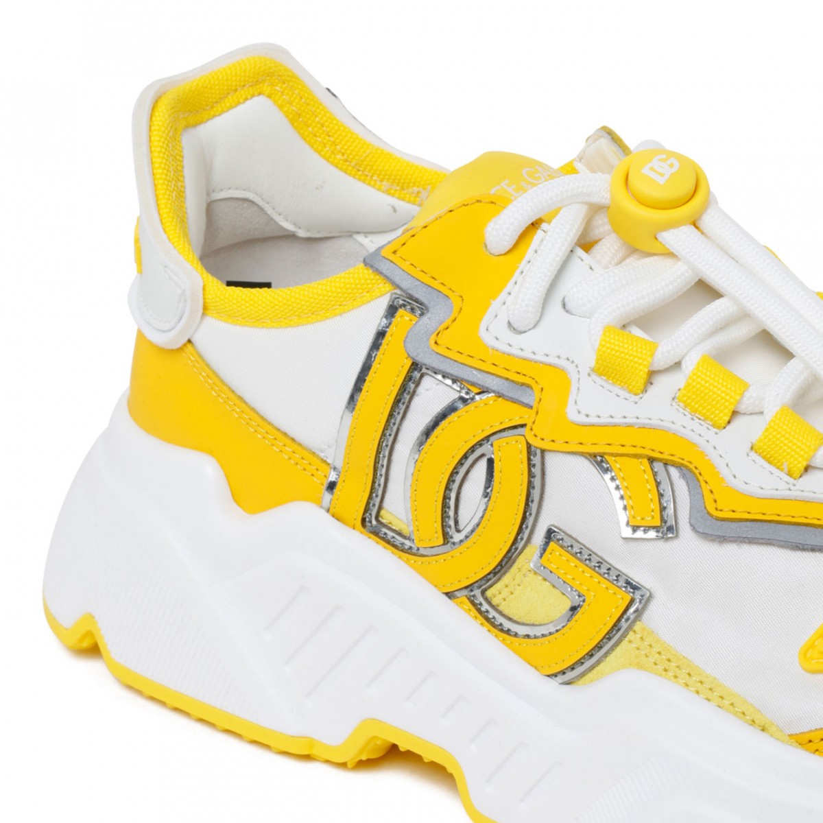 Yellow and White Daymaster Sneakers
