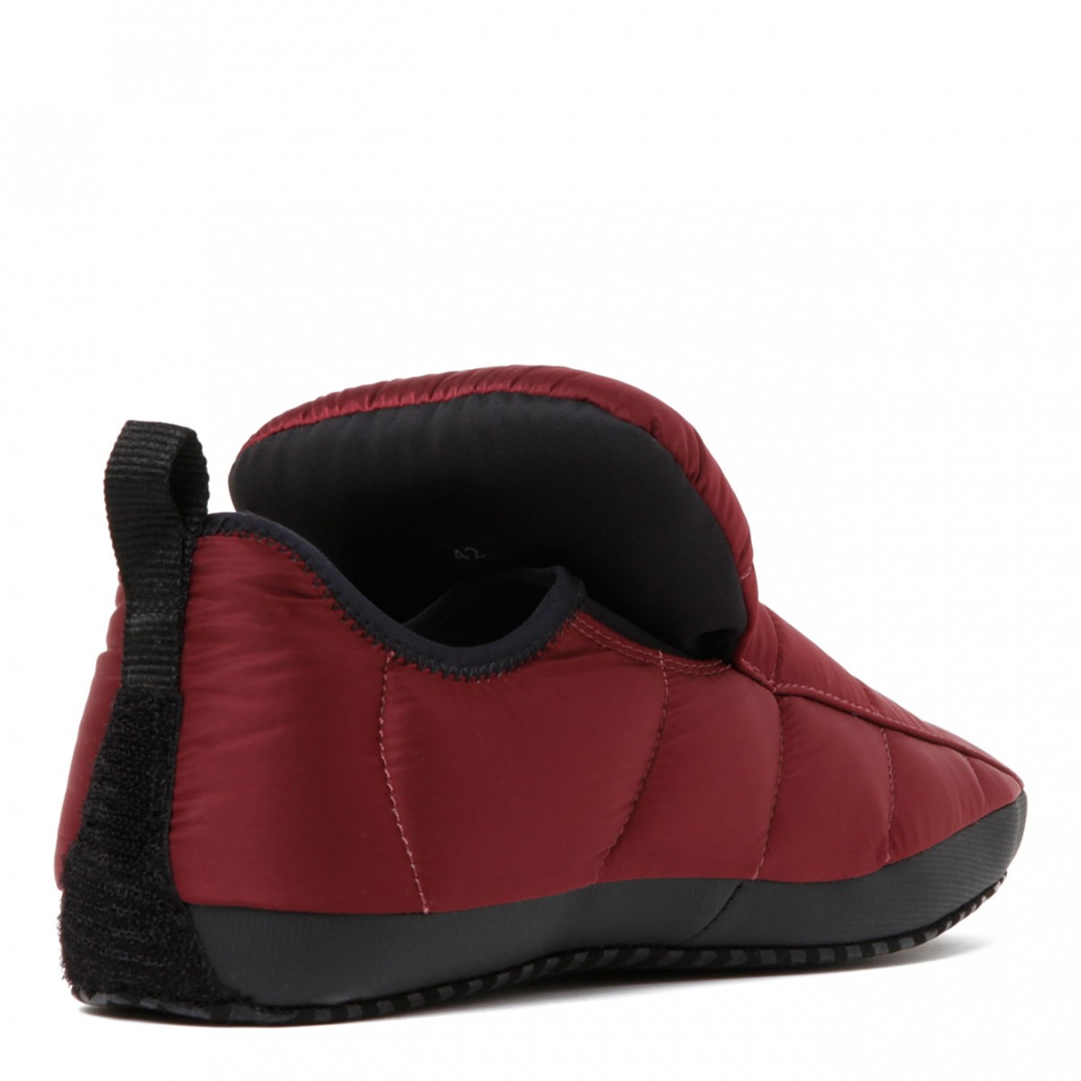 Black and Bordeaux Curb Sneakers